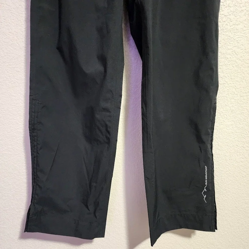 SUN MOUNTAIN Monsoon Rain‎ Pants Golf Waterproof Outdoor Black Size S